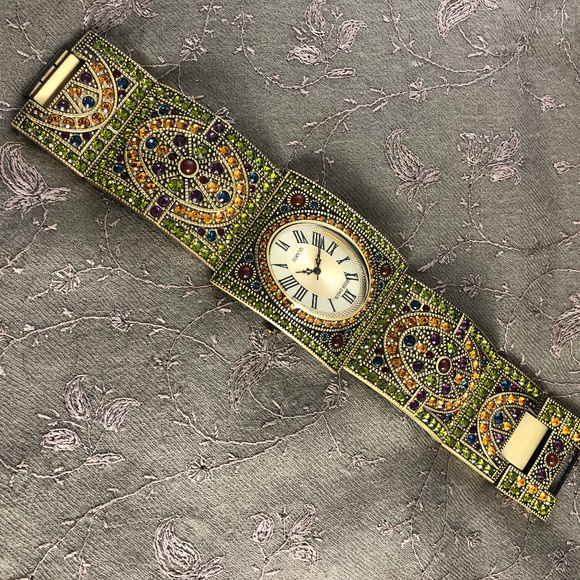 Vintage Heidi Daus Byzantine Bracelet with Watch - Picture 5 of 8